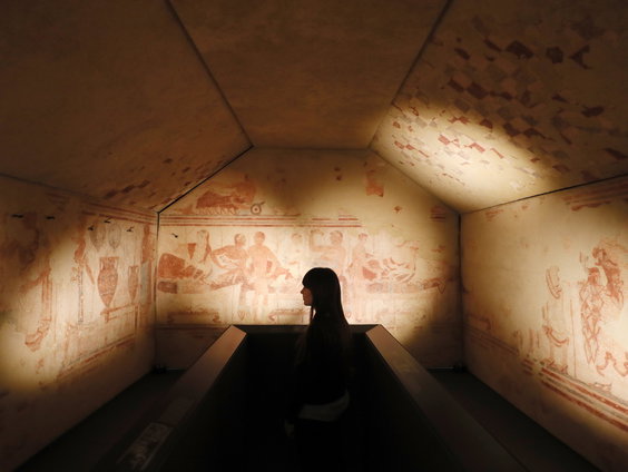 De Etruskische fresco's