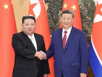 Xi Jinping op bezoek in Noord-Korea