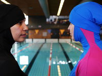 Marokkaanse vrouwen in Boerkini soms geweigerd in zwembaden