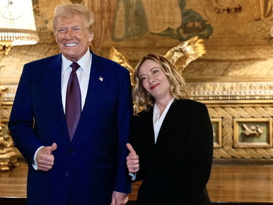 Kan Meloni namens de EU de relatie met de VS verbeteren?