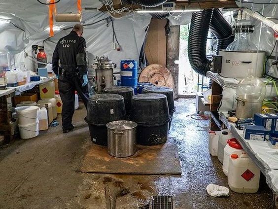 Recordaantal drugslaboratioria opgerold: aantal labs stijgt de laatste jaren