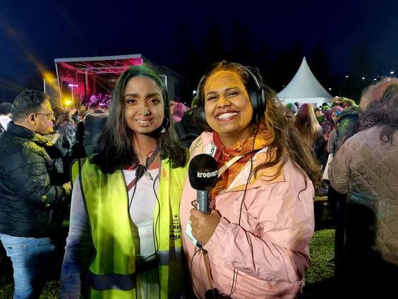 Reportage: voor het eerst Holi vieren