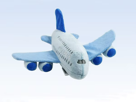 Kletsen met je knuffel: Op vliegreis