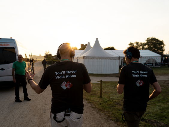 Ernst eerste meeloper 4Daagse trainingsuitzending