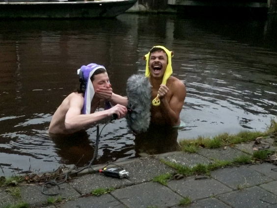 Malcom Jamin maakt natuur-tiktoks vanuit een ijskoude sloot