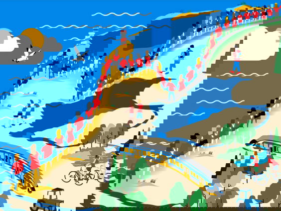 Menselijke ketting langs kust spoort politiek aan tot klimaatactie