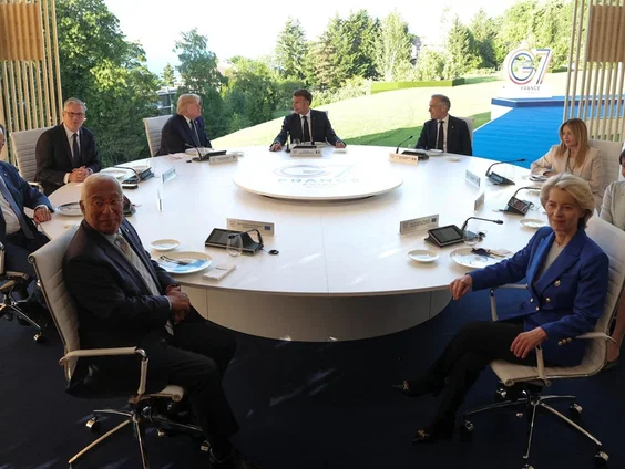 Voedselbonnen op de Franse G7-top