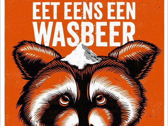'Eet eens een wasbeer'