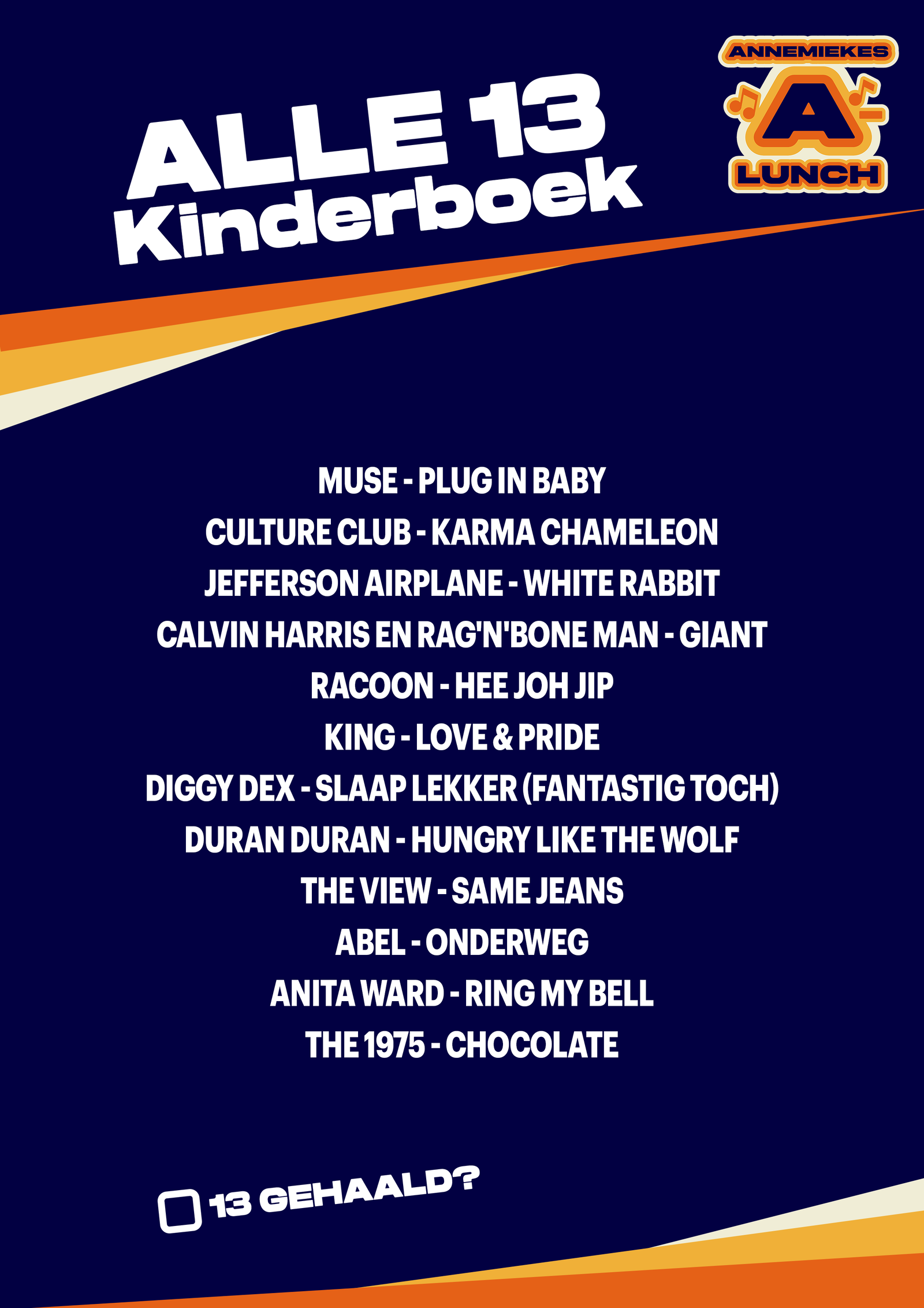 Alle 13 Kinderboek