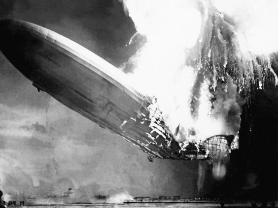 Terug naar Toen: Zeppelin Hindenburg gaat in vlammen op