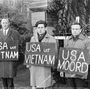 Van nu naar toen: demonstratie Vietnamoorlog 