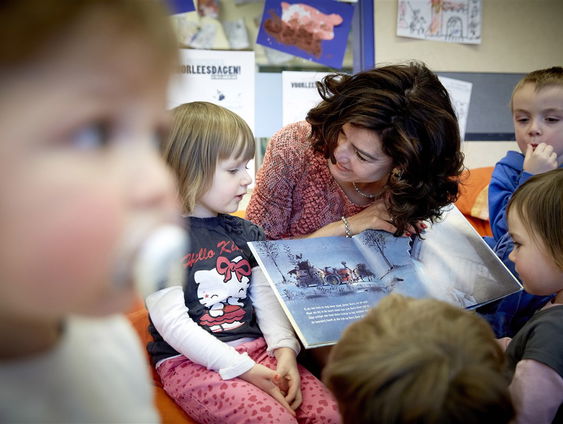 Leesplezier begint al in de wieg