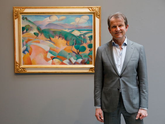 Directeur Singer Laren neemt afscheid met een kunstexplosie