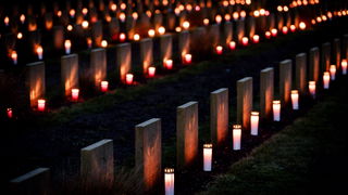 Recordaantal lichtjes op oorlogsgraven