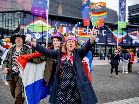 Politieke vlaggen verboden op Songfestival-podium, beperkend voor deelnemers?
