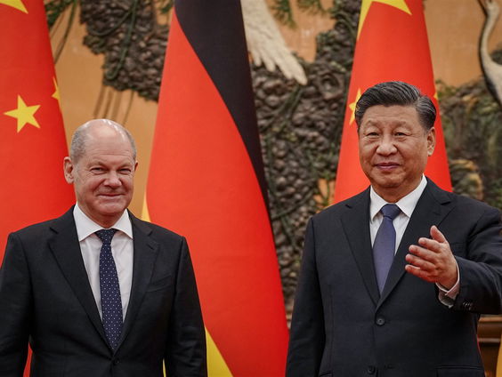 Scholz zoekt in China naar oplossing voor haperende Duitse economie
