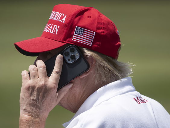 Telefoonterreur van Trump