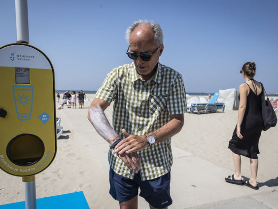 Smeren op De Dag van de Zonnebrand