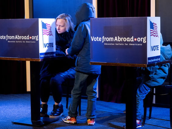 Op zoek naar de Amerikaanse stem in Nederland