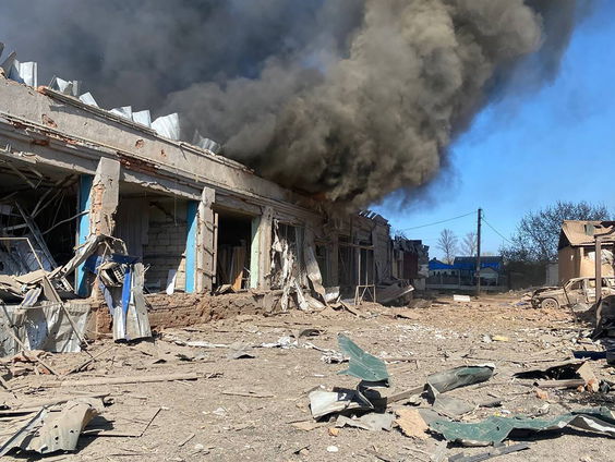 Charkiv, de tweede stad Oekraïne, weer flink onder vuur