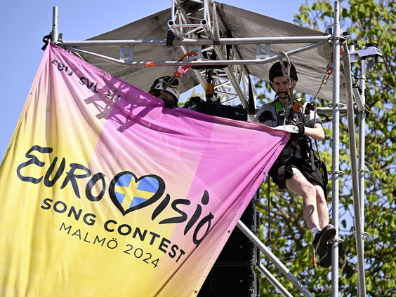 De veiligheid van het beladen Songfestival in Malmö