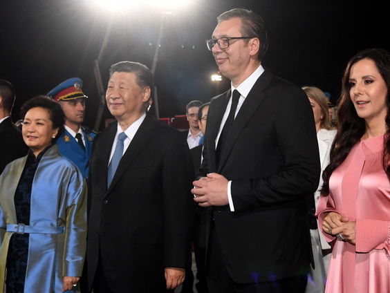 Chinese president Xi in Servië