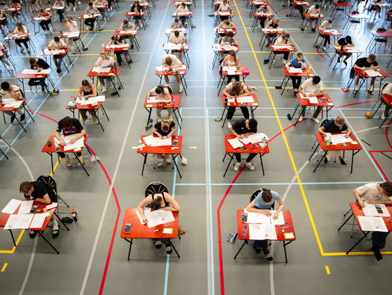 De eindexamens gaan beginnen