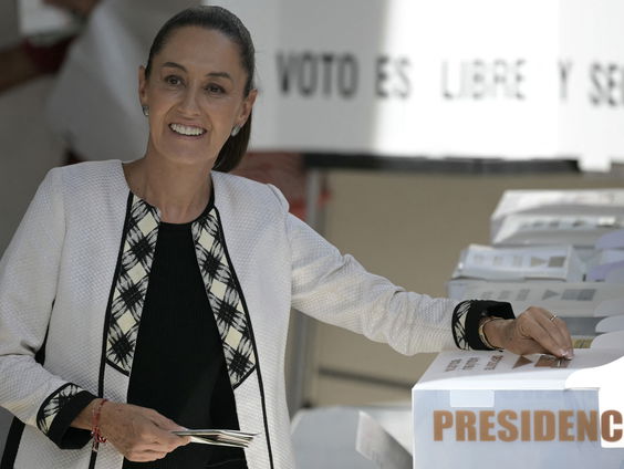 Voor het eerst heeft Mexico een vrouwelijke president