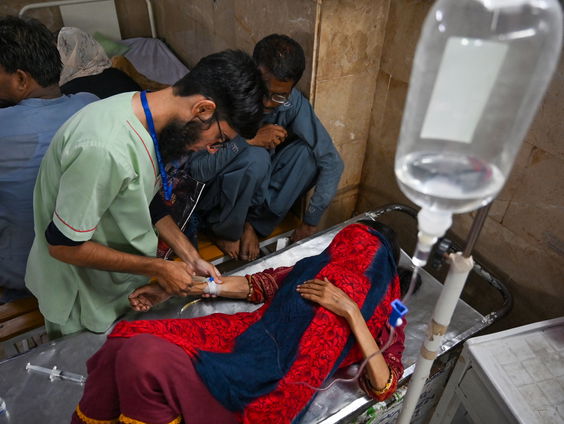 In Pakistan eist een hittegolf steeds meer levens