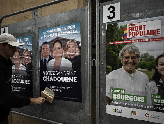 Franse verkiezingskandidaten proberen grote winst uiterst rechts te voorkomen