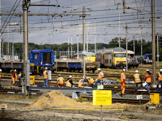 Treinverkeer rond Amersfoort na zeven weken hervat