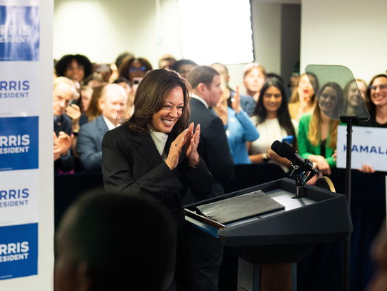 Kamala Harris heeft meerderheid gedelegeerden achter zich