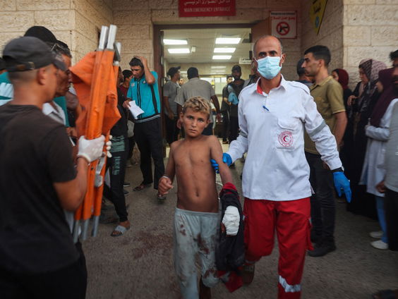 Een Belgische hulpverlener in Gaza