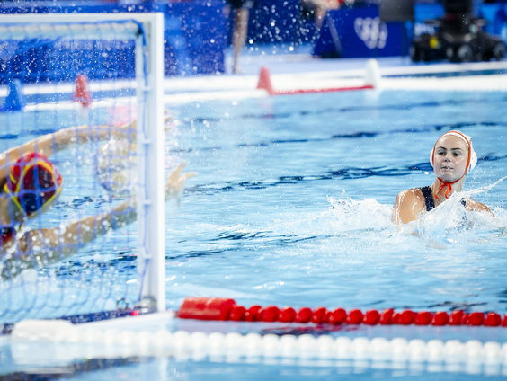 Brigitte Sleeking was de beste waterpolospeelster ter wereld