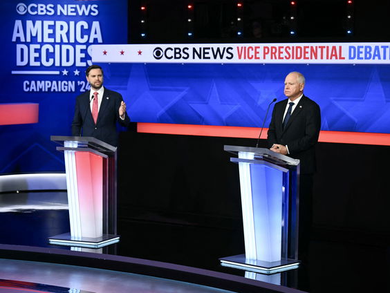 Dit was het debat tussen JD Vance en Tim Walz