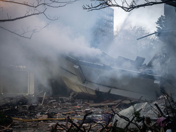 Bewonersbijeenkomst na explosie Den Haag