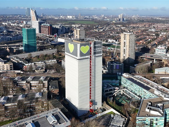 Rampflat in Londen gaat toch weg