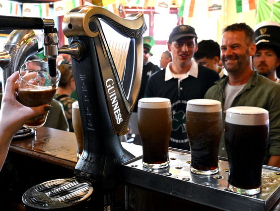 Tekort aan Guinness tijdens St. Patricks Day: '