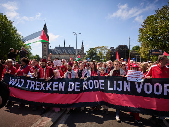 Terugblik op Gaza-protest van Oxfam Novib: 'Ontroerend en enorm verbindend'