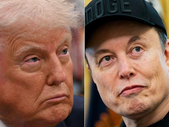 Ruzie tussen president Trump en techmiljardair Elon Musk