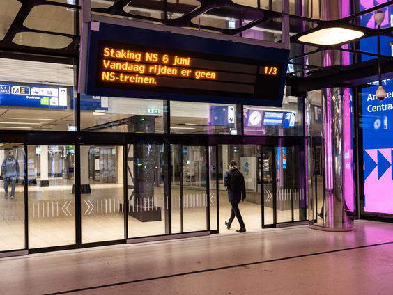 NS-woordvoerder Oscar van Elferen over staking: "Compensatie mogelijk"