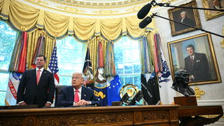 Wat krijgen de Europese leiders voor elkaar in de Oval Office?