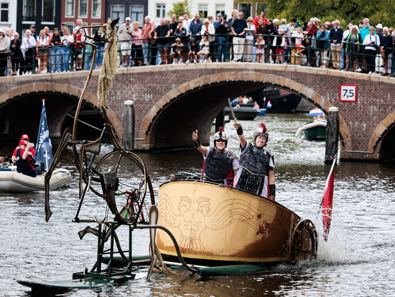 Benno Graas vaart de Pieremachochelltocht