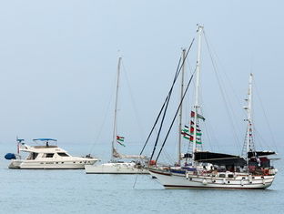 Inslag op schip van Gaza-vloot voor Tunesische kust