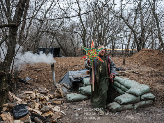Oekraïners gaan een koude winter in tijdens oorlog