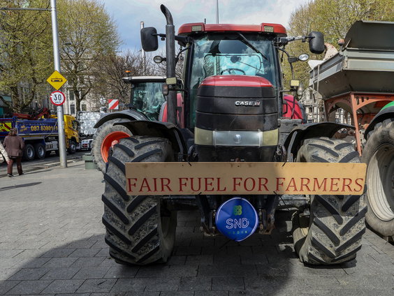 Voor vierde dag op rij protesten in Ierland tegen hoge brandstofprijzen