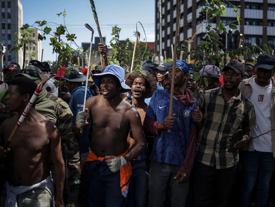 Anti-migratieprotesten in Zuid-Afrika