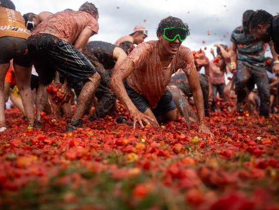 Hoe is het om La Tomatina mee te maken?