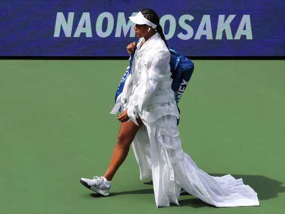 De fashion statements van de Japanse tennisster Naomi Osaka