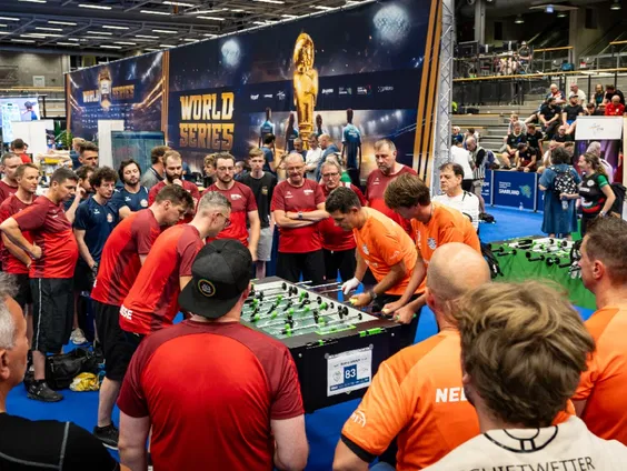 Rob doet mee aan het WK Tafelvoetbal in Spanje